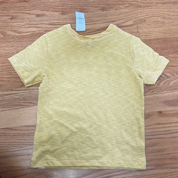 NWT Boys Gap Notch Yellow Striped Short Sleeve Tee - Picture 8 of 8